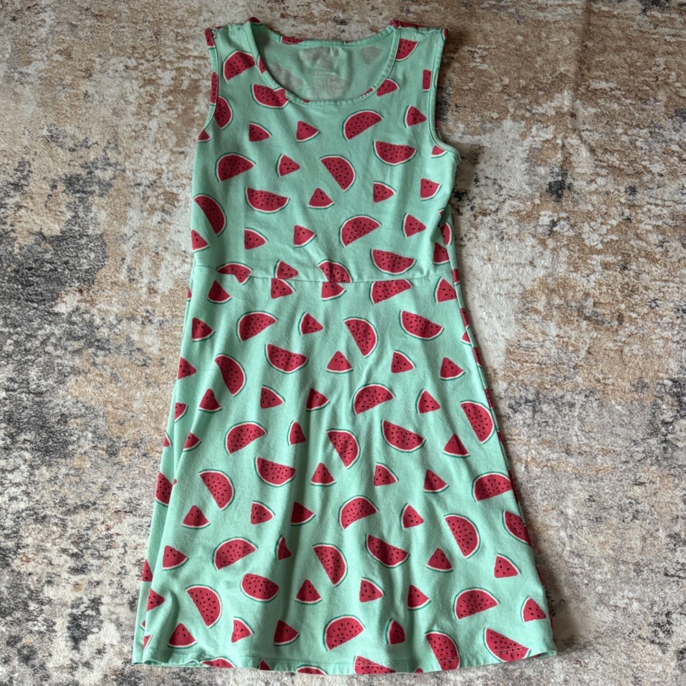 Wonder Nation Green Watermelon Print Dress